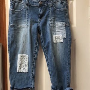 With tag cute jean capris